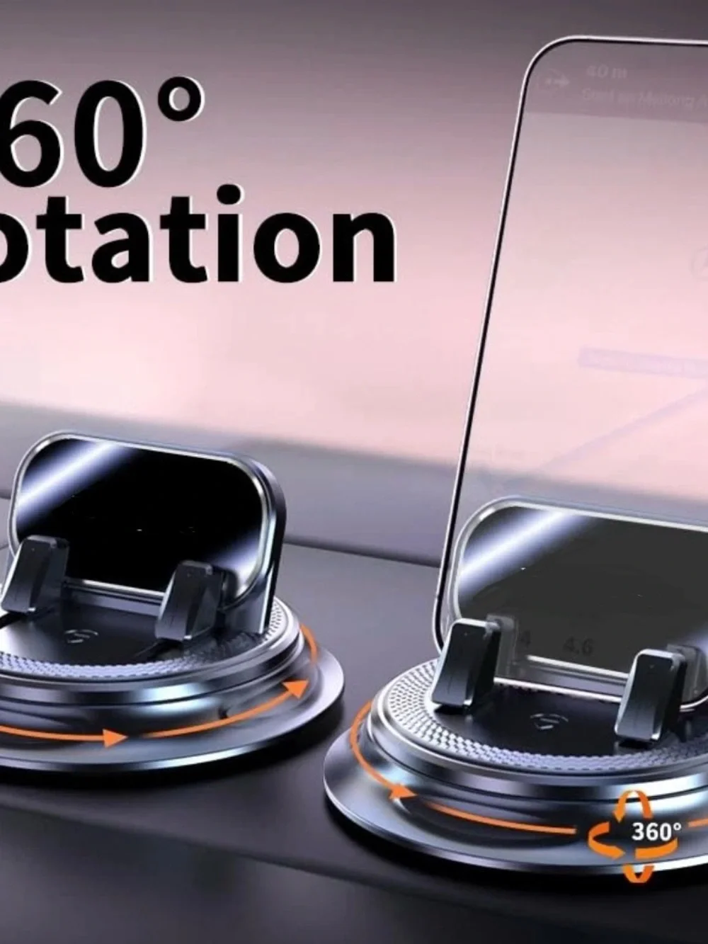 Cell Phone Mount for Car - Black